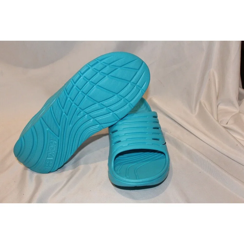 HOKA Men's U Ora Recovery Slide Sandal ROYAL‎ BLUE SZ 14
